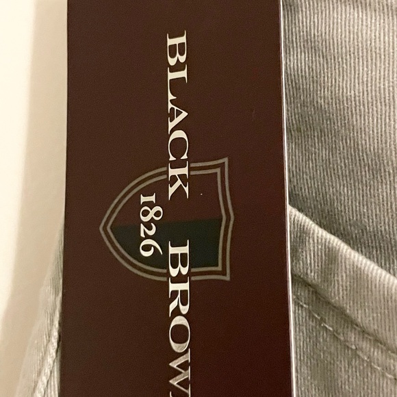 Sz W40/L32 Black Brown 1826 men pants dusty grey with pockets NWT - Picture 3 of 5